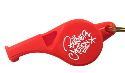 Burner Motion Whistle & Lanyard