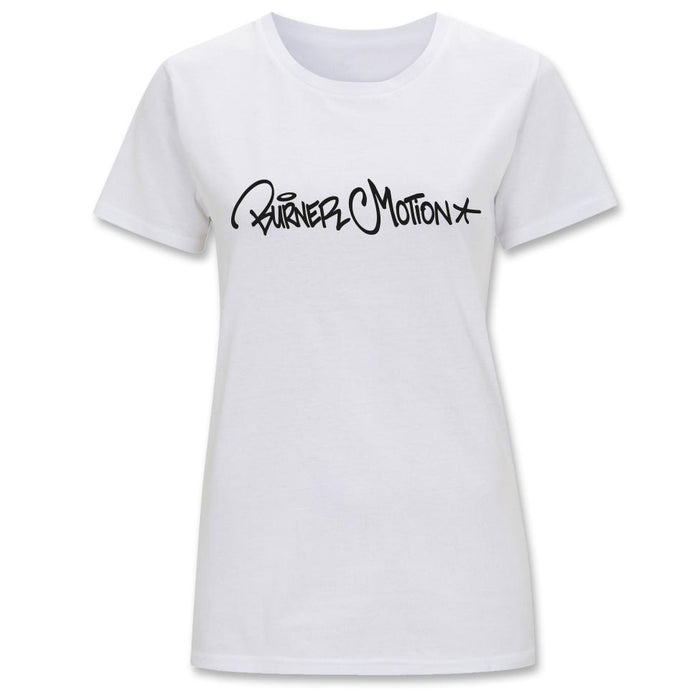 Ladies Burner Motion Tee white