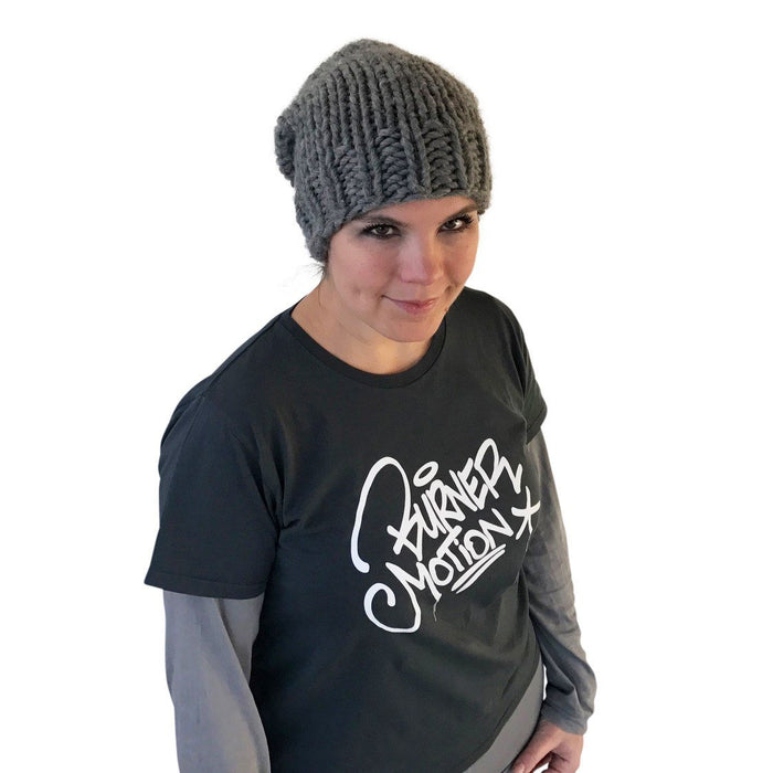 Bonnet Flow en gris tempête