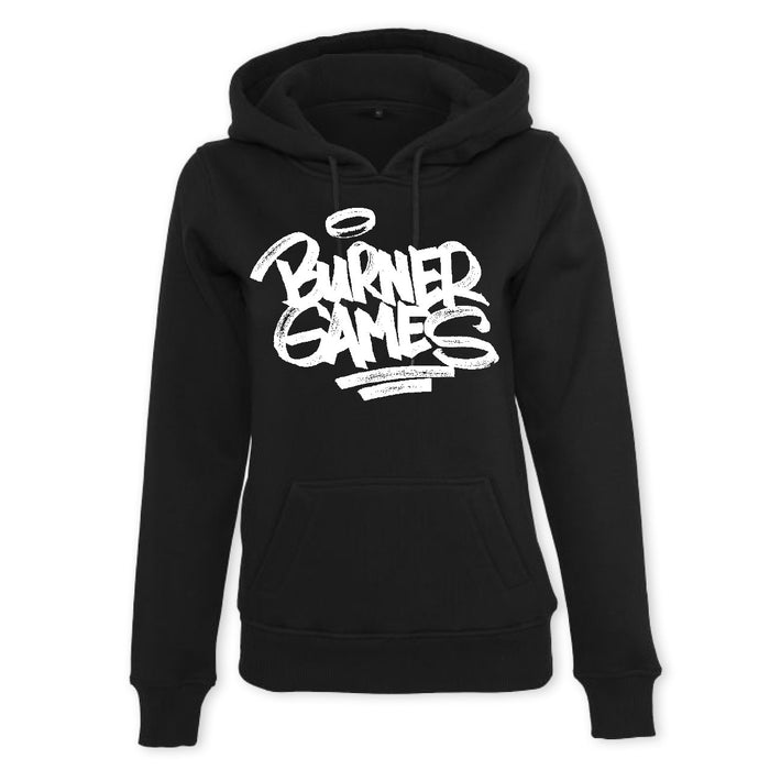 Sweat à capuche pour femmes Burner Games noir