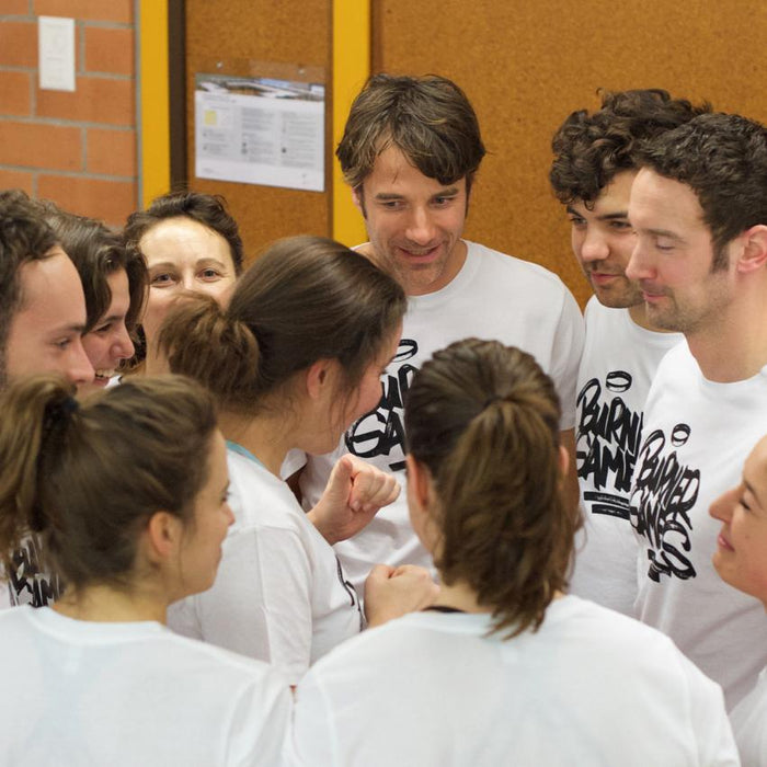 T-shirt Burner Games pour hommes blanc
