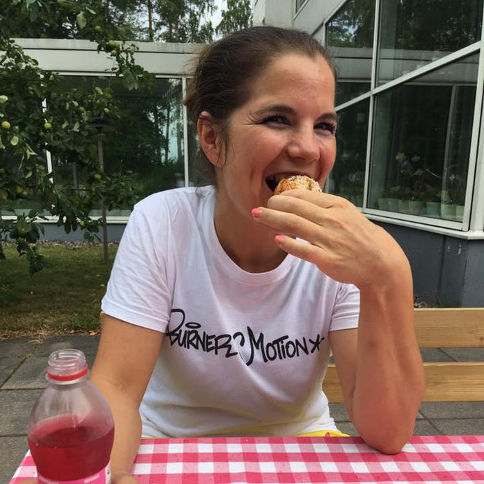 Ladies Burner Motion Tee white